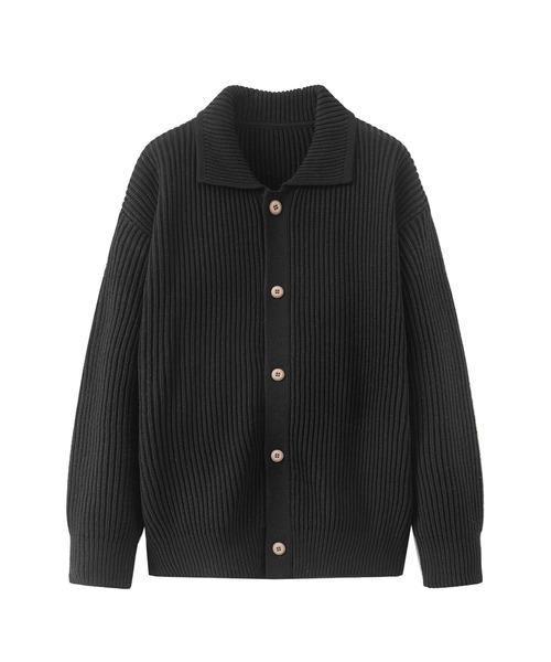 TOBEE(トゥビー)の「【Tobee】シャツ カーディガン/ ニット ポロ ジャケット(ニット/セーター・メンズ・グレー/カーキ/ブラック・SMALL/LARGE/MEDIUM)」の15枚目の写真