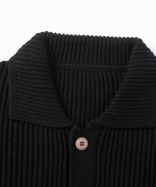 TOBEE(トゥビー)の「【Tobee】シャツ カーディガン/ ニット ポロ ジャケット(ニット/セーター・メンズ・グレー/カーキ/ブラック・SMALL/LARGE/MEDIUM)」の17枚目の写真