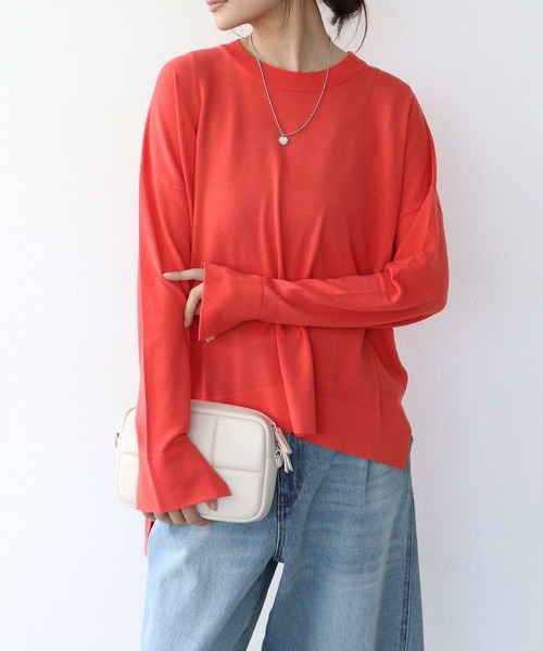 【セール】袖スリットニットプルオーバー（ニット/セーター）｜TITE IN THE STORE（ティテ インザ ストア） 8,624円