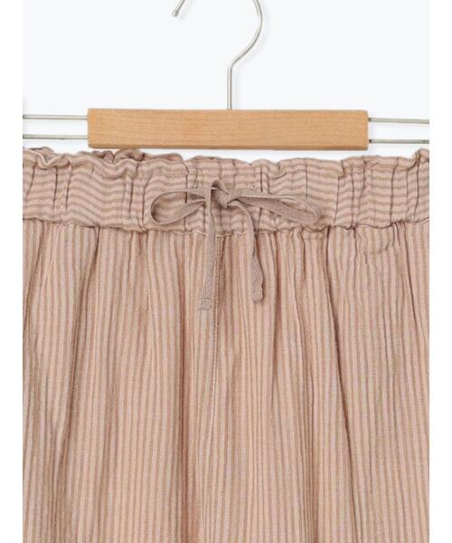 【セール】ストライプとレースのパジャマパンツ（ルームウェア/パジャマ）｜Et grenier by Samansa Mos2（エグルニエバイサマンサモスモス）