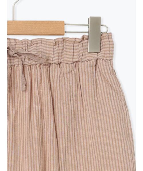 【セール】ストライプとレースのパジャマパンツ（ルームウェア/パジャマ）｜Et grenier by Samansa Mos2（エグルニエバイサマンサモスモス）