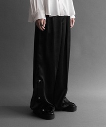 PHILTHEORY（フィルセオリー）の「2 tuck satin snap slacks/2タックサテンスナップスラックス（スラックス・メンズ）」