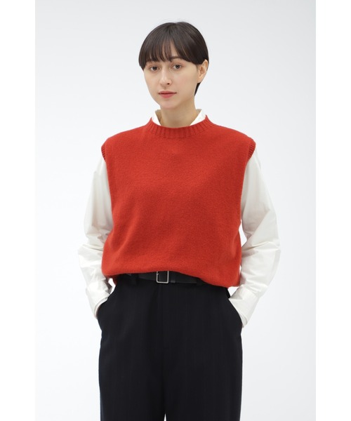 マーガレットハウエル МHL ニット ベスト スコットランド製