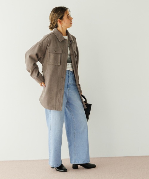 BAYFLOW(ベイフロー)の「ウエストベルトCPOアウター(ブルゾン・レディース・モカ/チェック/オフホワイト・SMALL/MEDIUM)」の15枚目の写真