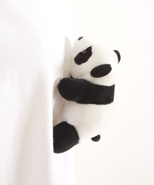 ankoROCK（アンコロック）の「TEDDY ankoROCK ロングTシャツ / メンズ レディース ユニセックス 長袖 ロンT カットソー ロングスリーブ ルーズシルエット ワンポイント（Tシャツ/カットソー・メンズ・オートミール/ホワイト/ブラック・XL/L/M/S）」の17枚目の写真