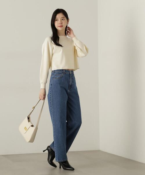 PROPORTION BODY DRESSING（プロポーションボディドレッシング）の「９０Ｓストレートデニム / 1214230002（デニムパンツ・レディース・ブルー・SMALL/MEDIUM）」の7枚目の写真