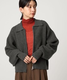 <CITEN>ポロエリZIPカーディガン