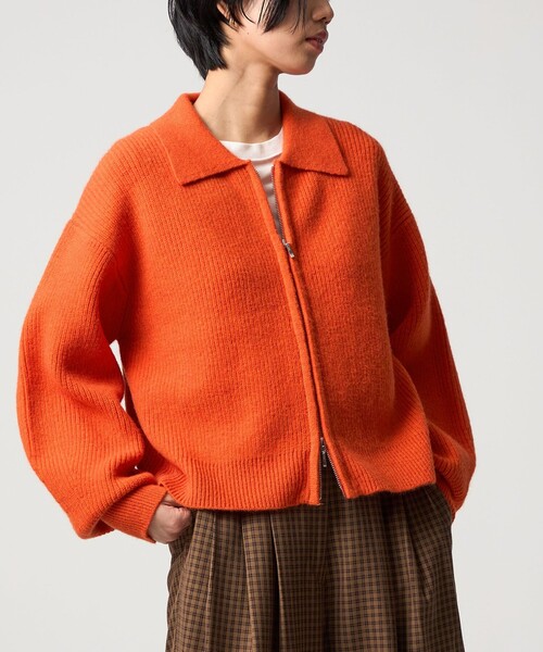 セール】＜CITEN＞ポロエリZIPカーディガン（カーディガン/ボレロ