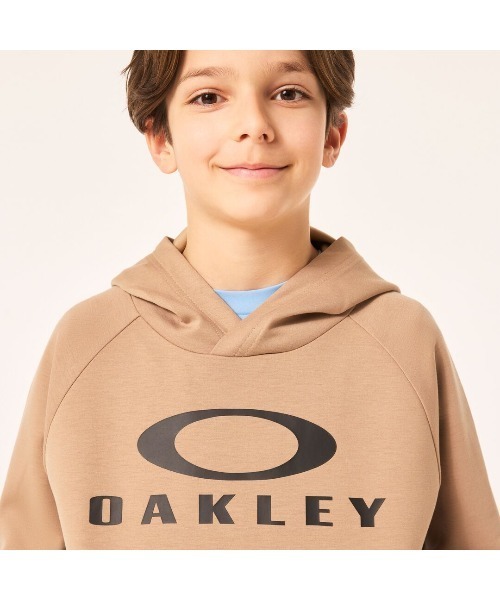 OAKLEY(オークリー)の「オークリー EN QDEVO FLEECE HOODY YTR 7.0 フリース/パーカー・フーディー/ KNIT TOP/ YOUTH キッズ・ユース/OAKLEY(パーカー・キッズ・ライトブルー/ブラック×グレー/ブラック/ライトブラウン・L/M/S/XS)」の4枚目の写真