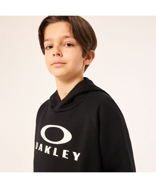 OAKLEY(オークリー)の「オークリー EN QDEVO FLEECE HOODY YTR 7.0 フリース/パーカー・フーディー/ KNIT TOP/ YOUTH キッズ・ユース/OAKLEY(パーカー・キッズ・ライトブルー/ブラック×グレー/ブラック/ライトブラウン・L/M/S/XS)」の2枚目の写真