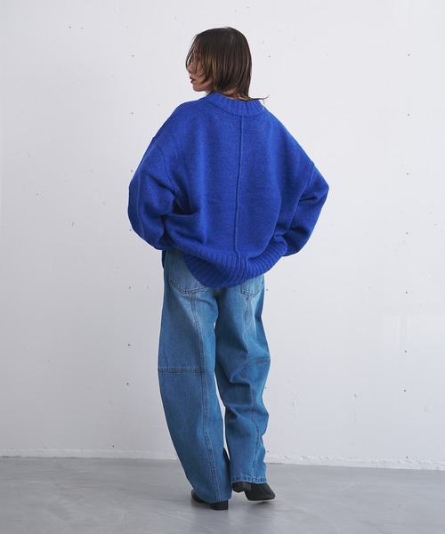 セール】ボーイズライクVネックニット（ニット/セーター）｜nearness