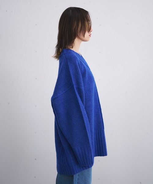 ボーイズライクVネックニット（ニット/セーター）｜nearness