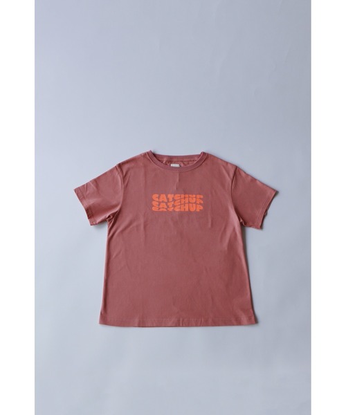 Catchup(ケチャップ)の「【Catchup】CatchupプリントTシャツ(大人サイズ)(Tシャツ/カットソー・レディース・サックスブルー/ピンク/グリーン/パープル・S/M/XL/XXL/L)」の3枚目の写真