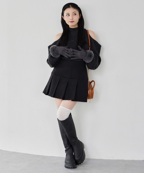 continuer de NICE CLAUP/厚底ボリュームロングブーツ｜NICE