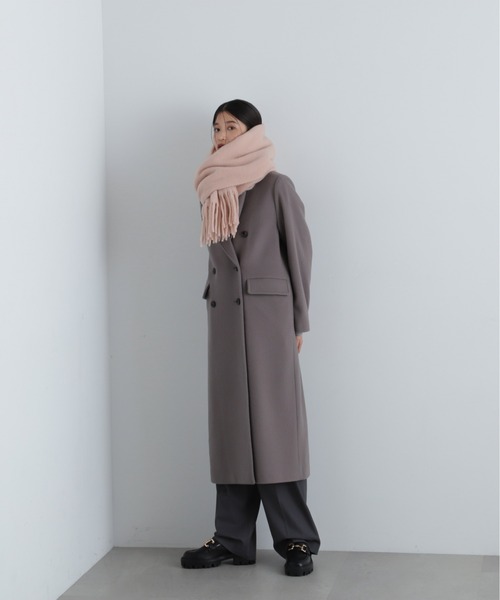 N.（N. Natural Beauty Basic）（エヌエヌナチュラルビューティーベーシック）の「◆フリンジストール（ストール/ショール・レディース・ピンク/オフホワイト/ブルー・ﾌﾘ-）」の14枚目の写真