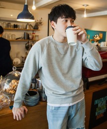 ZIP FIVE -White Line-（ジップファイブホワイトライン）の「【White Line】 裏毛 コンパクト スウェット / トレーナー / 短丈 スウェット（スウェット）」