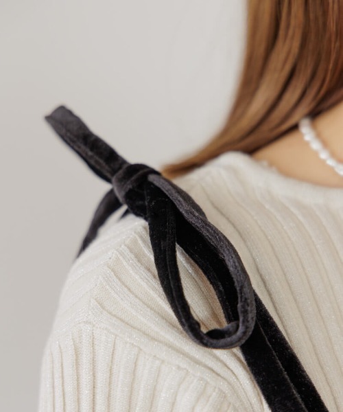 【セール】2wayベロアロンパース（つなぎ/オールインワン）｜flower（フラワー）