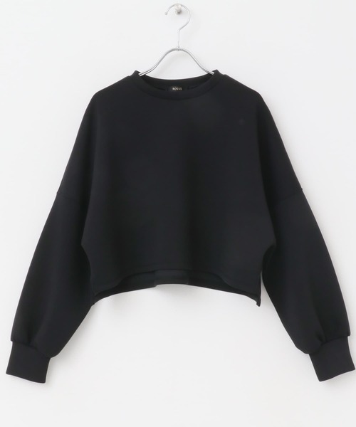 URBAN RESEARCH ROSSO WOMEN（アーバンリサーチ　ロッソ）の「エアーダンボールショートプルオーバー（Tシャツ/カットソー・レディース・ブラック/ホワイト・FREE）」の15枚目の写真