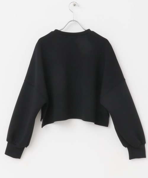 URBAN RESEARCH ROSSO WOMEN（アーバンリサーチ　ロッソ）の「エアーダンボールショートプルオーバー（Tシャツ/カットソー・レディース・ブラック/ホワイト・FREE）」の16枚目の写真