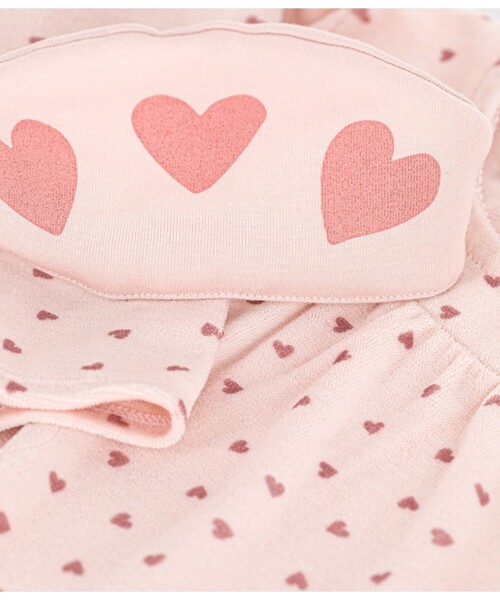 【セール】ベロア長袖チュニックパジャマ（ルームウェア/パジャマ）｜PETIT BATEAU（プチバトー）