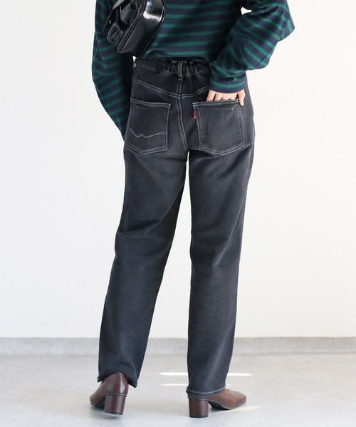 cepo（セポ）の「スフレイージークロップドデニムパンツ（デニムパンツ・レディース・ブラック/ワンウォッシュ/ブルー系2・S/M/L）」の9枚目の写真