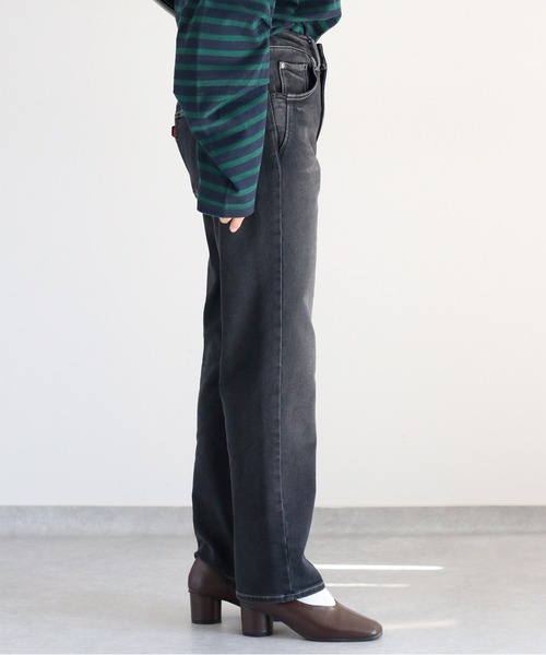 cepo（セポ）の「スフレイージークロップドデニムパンツ（デニムパンツ・レディース・ブラック/ワンウォッシュ/ブルー系2・S/M/L）」の10枚目の写真