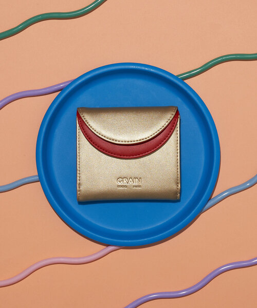 GRAIN(グレイン)の「【GRAIN/グレイン】二つ折りバイカラーウォレット(財布・レディース・グリーン/ピンク/シルバー/ブラック/ネイビー/イエロー/レッド/イエロー系その他/レッド系その他/ブラック系その他/パープル/イエロー系その他2/ホワイト・FREE)」の11枚目の写真