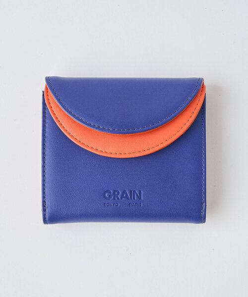 【SWASH（スウォッシュ）xear】二つ折り ウォレット 〈完売カラー〉 GRAIN/グレイン】二つ折りバイカラーウォレット（財布）｜GRAIN