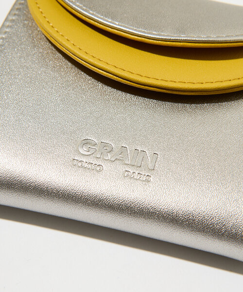 GRAIN(グレイン)の「【GRAIN/グレイン】二つ折りバイカラーウォレット(財布・レディース・グリーン/ピンク/シルバー/ブラック/ネイビー/イエロー/レッド/イエロー系その他/レッド系その他/ブラック系その他/パープル/イエロー系その他2/ホワイト・FREE)」の16枚目の写真