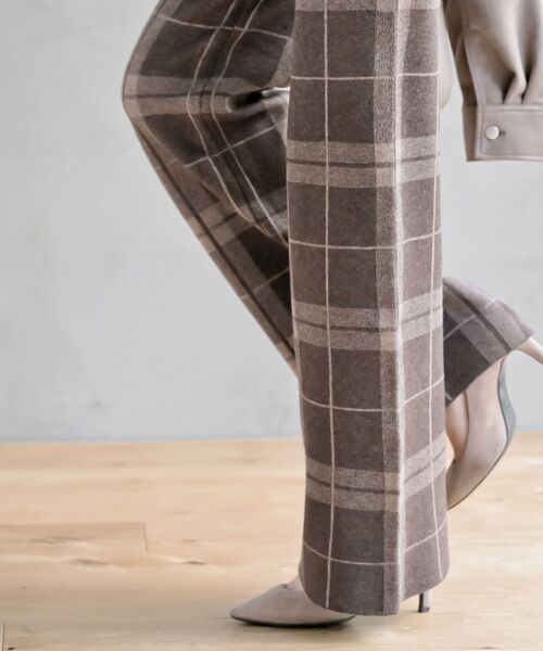 rps(アールピーエス)の「ニットイージーパンツ(その他パンツ・レディース・アイボリー/ブラック/ブラック系その他2/ブラウン/ダークブラウン・フリー)」の12枚目の写真