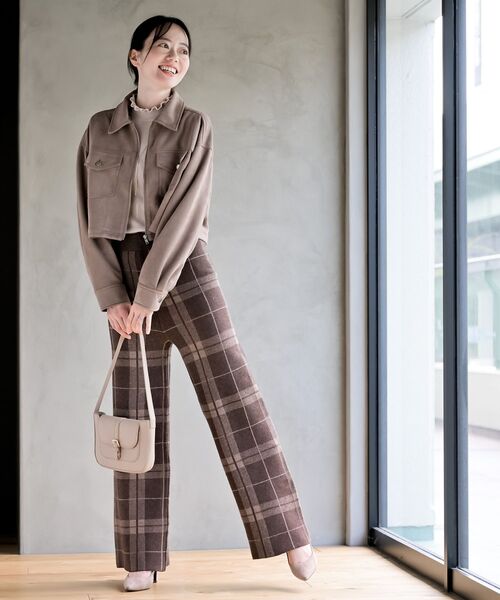 rps(アールピーエス)の「ニットイージーパンツ(その他パンツ・レディース・アイボリー/ブラック/ブラック系その他2/ブラウン/ダークブラウン・フリー)」の16枚目の写真