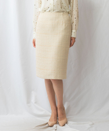 NARACAMICIE（ナラカミーチェ）の「【NARACAMICIE】【セットアップスーツ対応】ファンシーツィードタイトスカート（スカート）」