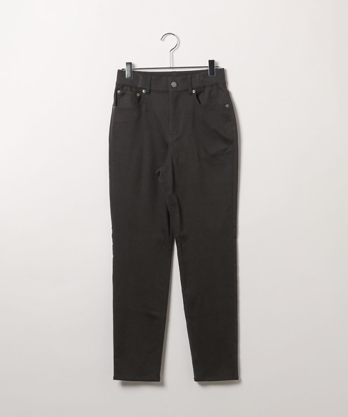 BAYFLOW（ベイフロー）の「[あったか♪ストレッチ入り]裏起毛コンフォートウォームパンツ（その他パンツ・レディース・オフホワイト/ブラック/キャメル/パープル・MEDIUM/LARGE/SMALL）」の13枚目の写真