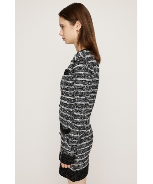 ★MSGM★ツイード ショート ワンピース セール】KNIT TWEED S/OP ニット ツイード ショート ワンピース