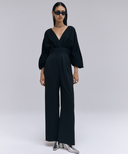 JOSE MOON（ジョゼムーン）の「SATIN TWILL JUMP SUITS/サテン
