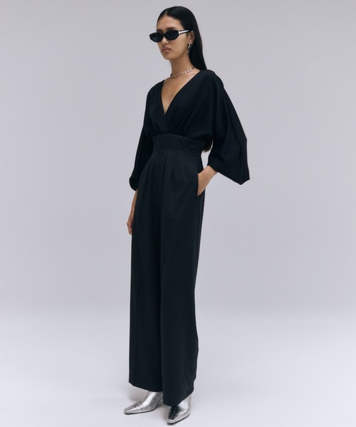 JOSE MOON（ジョゼムーン）の「SATIN TWILL JUMP SUITS/サテン