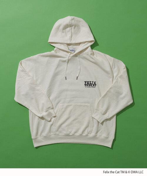 CIAOPANIC（チャオパニック）の「【FELIX THE CAT/フィリックス・ザ・キャット】ロゴフーディー（Tシャツ/カットソー・レディース・ブラック/アイボリー/オレンジ・FREE）」の13枚目の写真