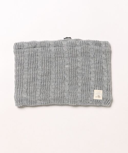 moz(モズ)の「【MOZ】ケーブルネック 768-0013(ネックウォーマー/スヌード・レディース・ダークグレー/ブラウン/ベージュ/オレンジ/グレー・FREE)」の1枚目の写真