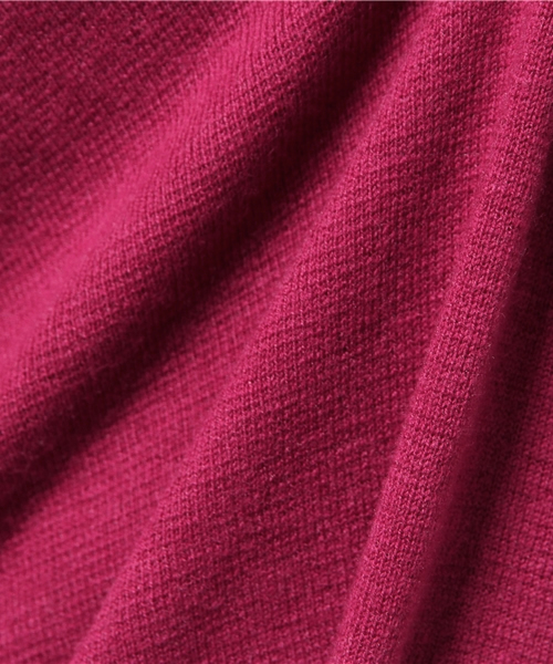 ELFORBR（エルフォーブル）の「ウール混深Vネックニットプルオーバー（ニット/セーター・レディース・ホワイト/グレー/ピンク・MEDIUM）」の11枚目の写真