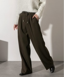 ad thie | ウエストコード タックパンツ(スラックス)