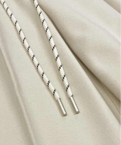 ad thie（アドティエ）の「ウエストコード タックパンツ（スラックス・レディース・ブラウン/オフホワイト/ブラック・FREE）」の12枚目の写真