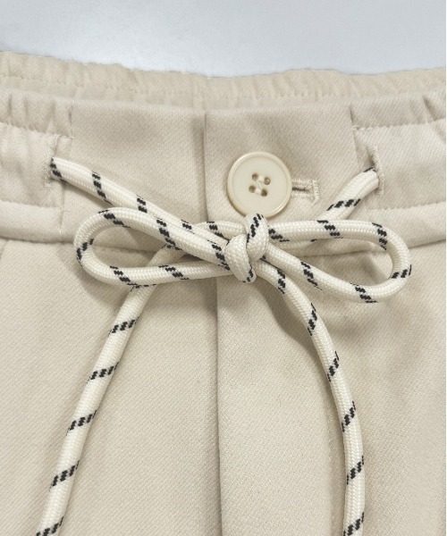 ad thie（アドティエ）の「ウエストコード タックパンツ（スラックス・レディース・ブラウン/オフホワイト/ブラック・FREE）」の13枚目の写真