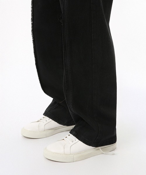 CORPUS TOKYO（コーパス トーキョー）の「フリンジセンターラインデニム（デニムパンツ・メンズ・ライトインディゴブルー/ブラック/ブルー・1/2/3/4）」の19枚目の写真