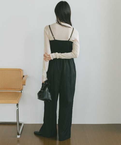 新品maison raview バイカラーロンパース バイカラーデザインロンパース（サロペット/オーバーオール