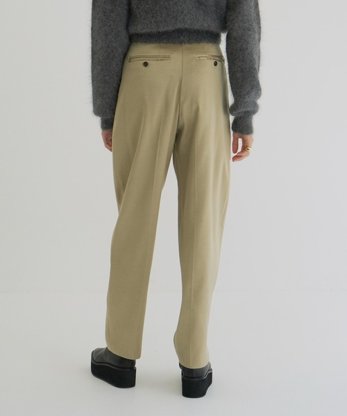 セール】BRIGHT TWILL IN TUCK PANTS（スラックス）｜CLANE（クラネ