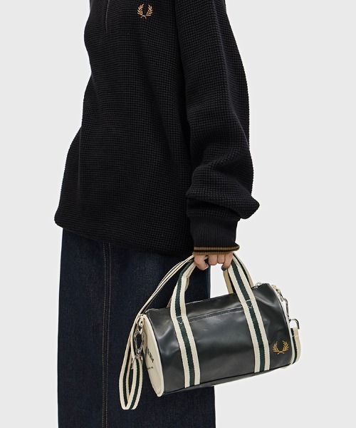 フレッドペリー　Classic Mini Barrel Bag ミニバレルバッグ Classic Mini Barrel Bag／クラシックミニバレルバッグ