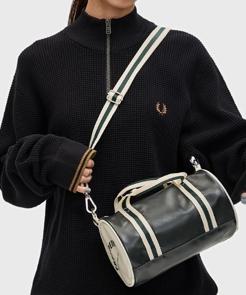フレッドペリー　Classic Mini Barrel Bag ミニバレルバッグ Classic Mini Barrel Bag／クラシックミニバレルバッグ