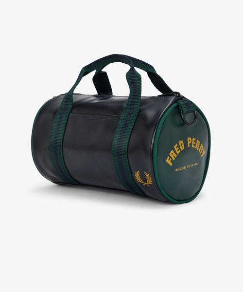 FRED PERRY（フレッドペリー）の「新色先行予約受付中／Classic Mini Barrel Bag／クラシックミニバレルバッグ（ショルダーバッグ・レディース・ベージュ/ブラック/マルーン/ライトオリーブ/ダークグリーン/グリーン・ONE SIZE）」の7枚目の写真