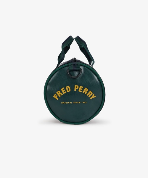 FRED PERRY（フレッドペリー）の「新色先行予約受付中／Classic Mini Barrel Bag／クラシックミニバレルバッグ（ショルダーバッグ・レディース・ベージュ/ブラック/マルーン/ライトオリーブ/ダークグリーン/グリーン・ONE SIZE）」の8枚目の写真