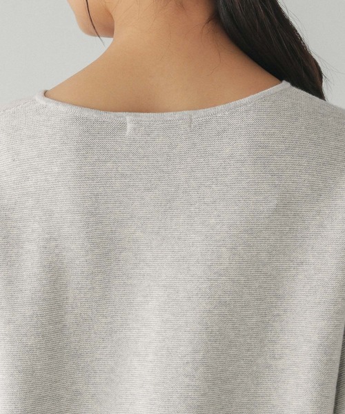 GLOBAL WORK（グローバルワーク）の「スッキレイVネックプルオーバー/250719（ニット/セーター・レディース・ラベンダー/ネイビー/ベージュ/杢グレー/ライトグリーン/グレー系1・XX-LARGE/X-LARGE/LARGE/MEDIUM/SMALL/X-SMALL）」の10枚目の写真